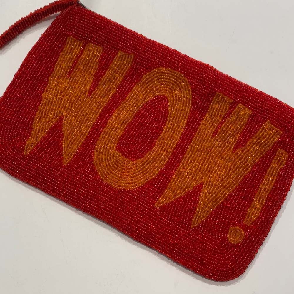 HANDBEADED “WOW” clutch 9” x 6” SALE! (2 colors!)